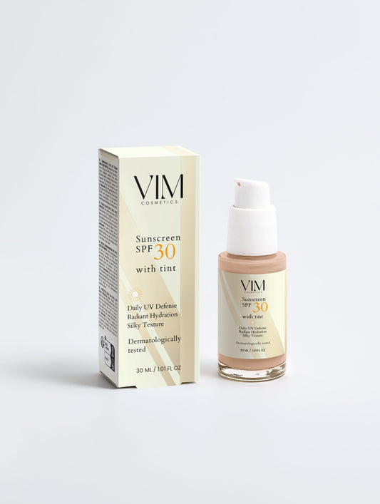 Sunscreen SPF30, with tint