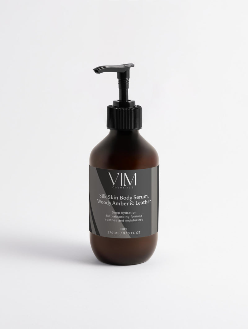 Silk Skin Body Serum, Woody Amber & Leather